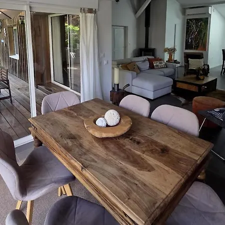 Maison Familiale Les Pieds Dans L'eau Au Moutchic Semesterbostad Lacanau